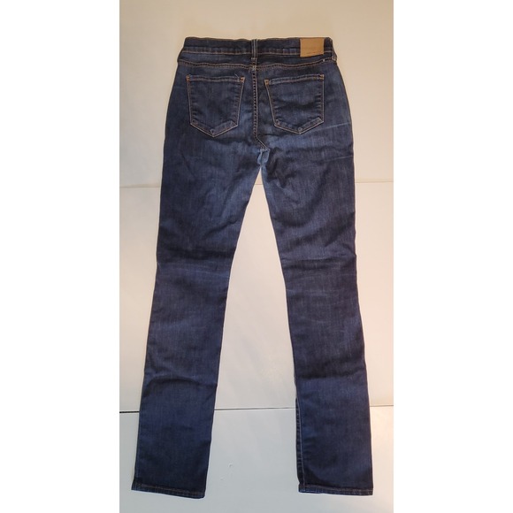 Lucky Brand Retro Women's Blue Hand crafted Brooke Straight Denim Jeans Sz‎ 4/27 - Picture 5 of 10